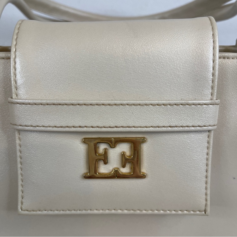 Escada Sunset Boulevard Cream Ivory Tote Handbag - Picture 16 of 16